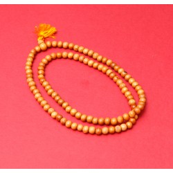 108 mala light wood